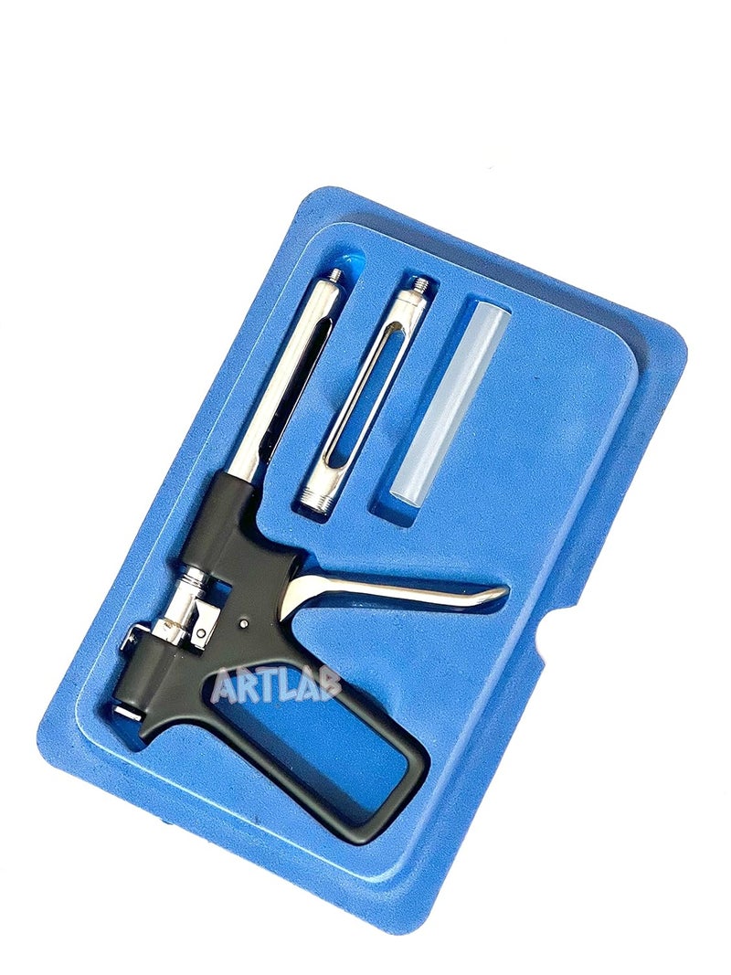 artlab German Stainless Dental Syringe intraligamental 1.8ml anesthetic Power Syringe Dental Instrument Anesthesia Dental Syringe-Gun Type (Black HANDL FIG2) - Image 2